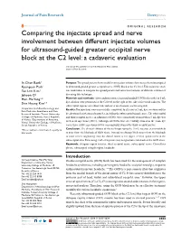 Comparing the Injectate Spread and Nerve