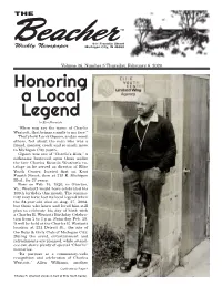 Honoring a Local Legend