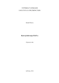 Razvoj Delovanja ISAF-A