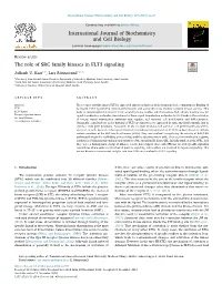 The Role of SRC Family Kinases in FLT3 Signaling T ⁎ Julhash U