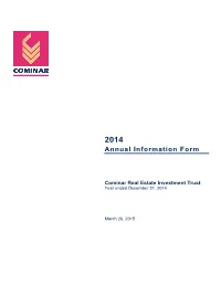 Annual Information Form
