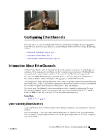 Configuring Etherchannels