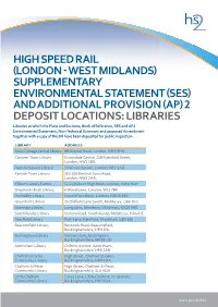 High Speed Rail