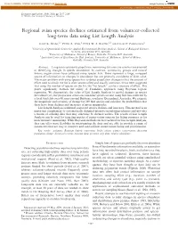 Regional Avian Species Declines Estimated from Volunteer-Collected Long-Term Data Using List Length Analysis