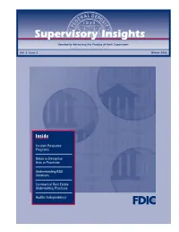 Supervisory Insights