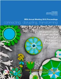 2015 Proceedings Connecting, Disrupting, Transforming