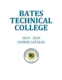 2019 - 2020 Course Catalog