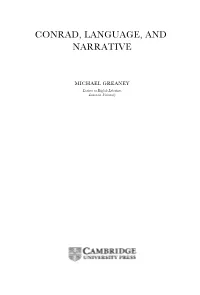 Conrad, Language, and Narrative