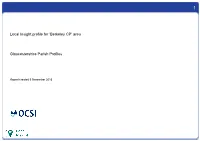 Local Insight Profile for 'Berkeley CP' Area Gloucestershire Parish Profiles