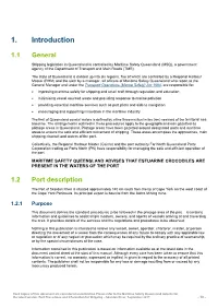 Port Procedures and Information for Shipping – Port of Skardon River