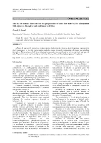 The Use of Α-Enone Derivative in the Preparation of Some New Heterocyclic Compounds with Expected Biological and Antitumor Activities