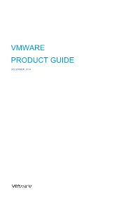 Vmware Product Guide