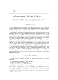 A Logic-Based Calculus of Events