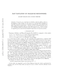 Arxiv:1806.08697V1 [Math.NT]