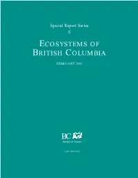 Ecosystems of British Columbia