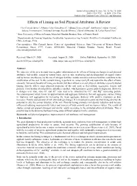 Effects of Liming on Soil Physical Attributes: a Review