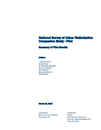 NCVS-CS Pilot Report Revised
