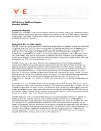 SETI Artists-In-Residence Program (CAE1710)