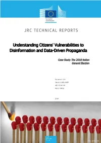 Understanding Citizens' Vulnerabilities to Disinformation and Data-Driven Propaganda