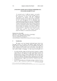 636KB***Evolving Landscape of Patent Remedies in a Changing