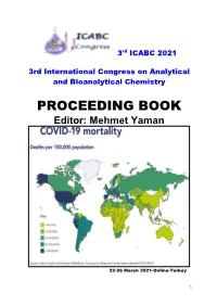 PROCEEDING BOOK Editor: Mehmet Yaman