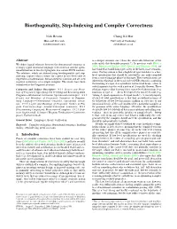 Biorthogonality, Step-Indexing and Compiler Correctness
