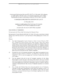 Commission Implementing Decision (EU)