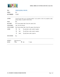 Exposed Electrical Conductor Version: V1.3 Date Published: 7/31/20