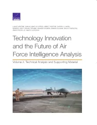 Technology Innovation and the Future of Air Force Intelligence Analysis