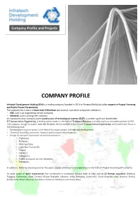 Company Profile and Projects