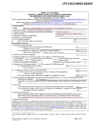 Jtc1/Sc2/Wg2 N2945