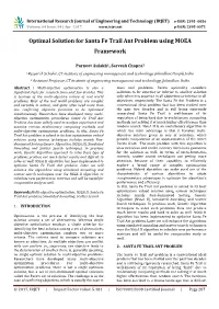 Optimal Solution for Santa Fe Trail Ant Problem Using MOEA Framework