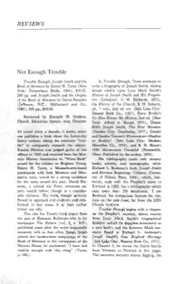 REVIEWS Not Enough Trouble