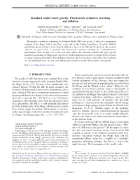 Standard Model Meets Gravity: Electroweak Symmetry Breaking and Inflation