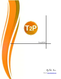 Text2pdf Documentation