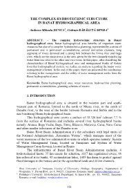 The Complex Hydrotechnic Structure in Banat Hydrographical Area