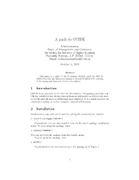 A Guide to GUIDE