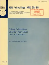 Fishery Circular
