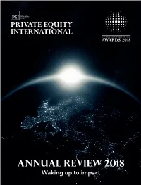 ANNUAL REVIEW 2018 Waking up to Impact a Recognized Leader