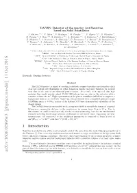Arxiv:1606.02896V3 [Physics.Ins-Det] 11 Oct 2016 1Corresponding Author; E-Mail: Egorov@Jinr.Ru