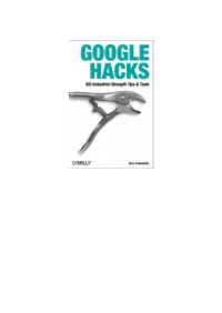 EN-Google Hacks.Pdf