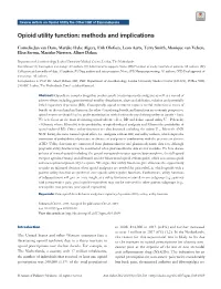 Opioid Utility Function: Methods and Implications