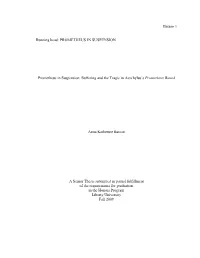 Suffering and the Tragic in Aeschylus's Prometheus Bound