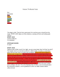 Hackers: the Musical! Script