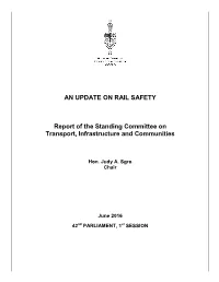 An Update on Rail Safety