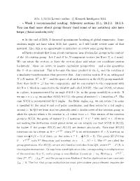 Introduction to SU(N) Group Theory in the Context of The