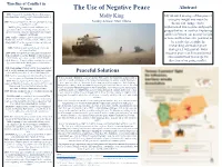 Use of Negative Peace (Molly King) (1).Key