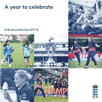 A Year to Celebrate