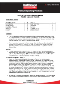 BPL RD1 Wrap-Up