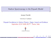 Hadron Spectroscopy in the Diquark Model